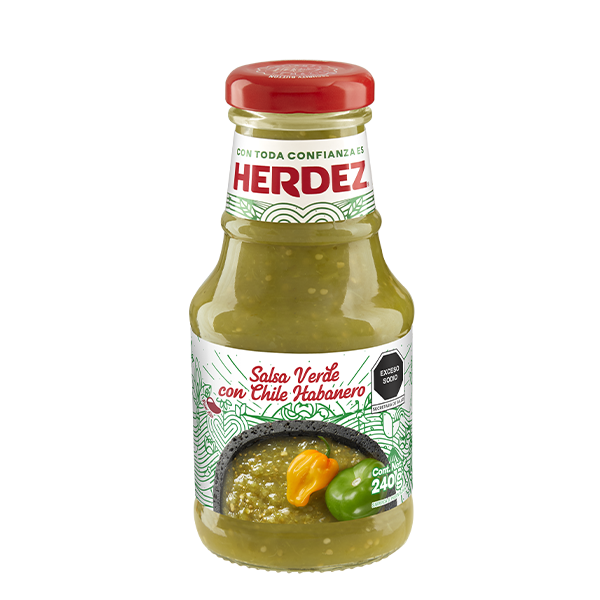 Salsa Verde con Chile Habanero 240g